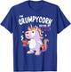 Grumpycorn - Grumpy Before The First Coffee - Funny Unicorn T-Shirt - T-Shirt | Royal