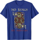 NO KINGS NO MASTERS Strong Bold Defiant Motivating T-Shirt - T-Shirt | Royal