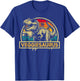 Veggiesaurus T Rex Dinosaur Veggie Saurus Family Matching T-Shirt - T-Shirt | Royal