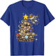 Astronaut Decorates A Christmas Tree In Space - Xmas Gift T-Shirt - T-Shirt | Royal