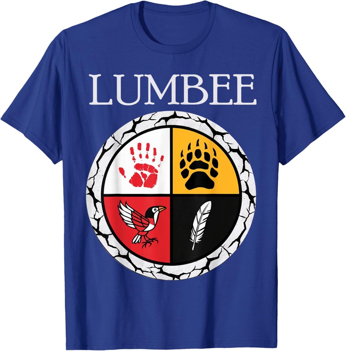 Lumbee Tribe Native American Medicine Wheel T-Shirt - T-Shirt | Royal
