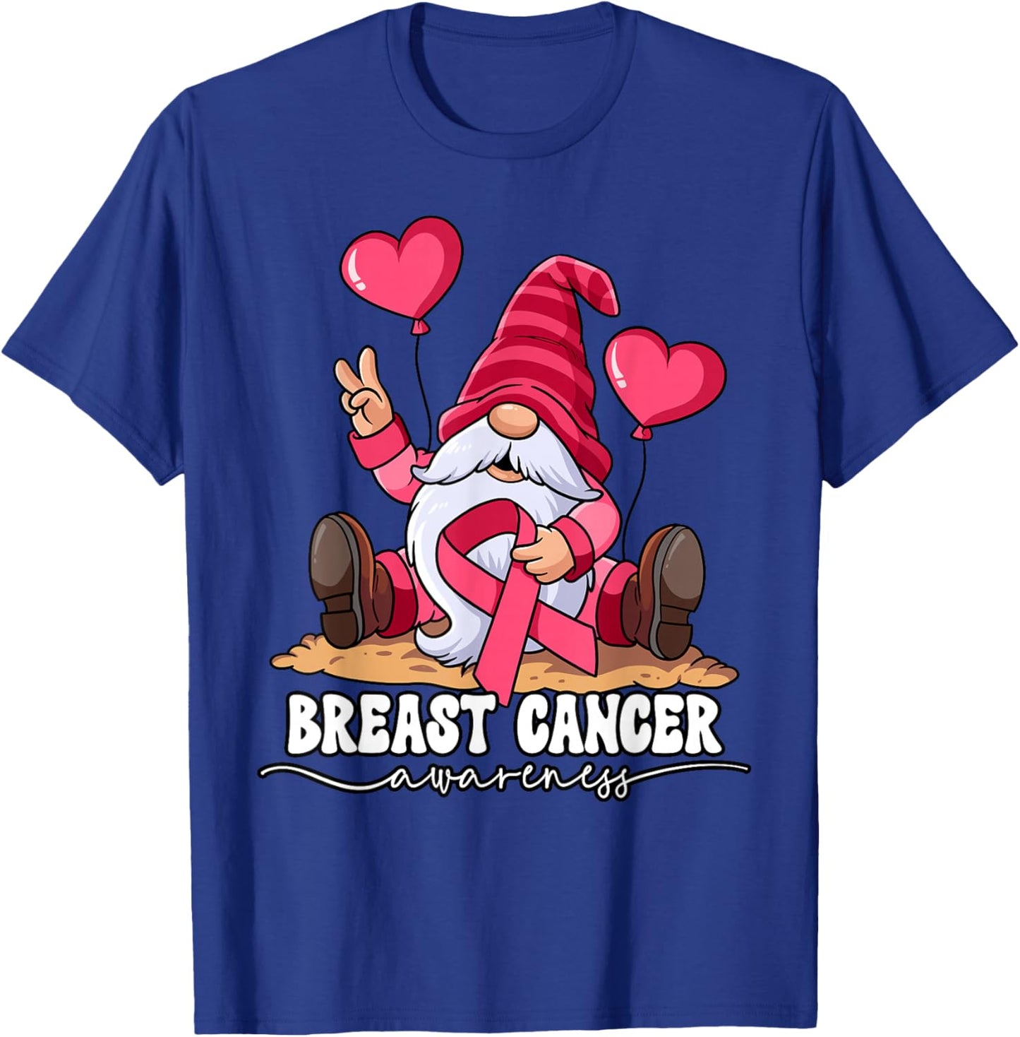 Breast Cancer Awareness T-Shirt - T-Shirt | Royal