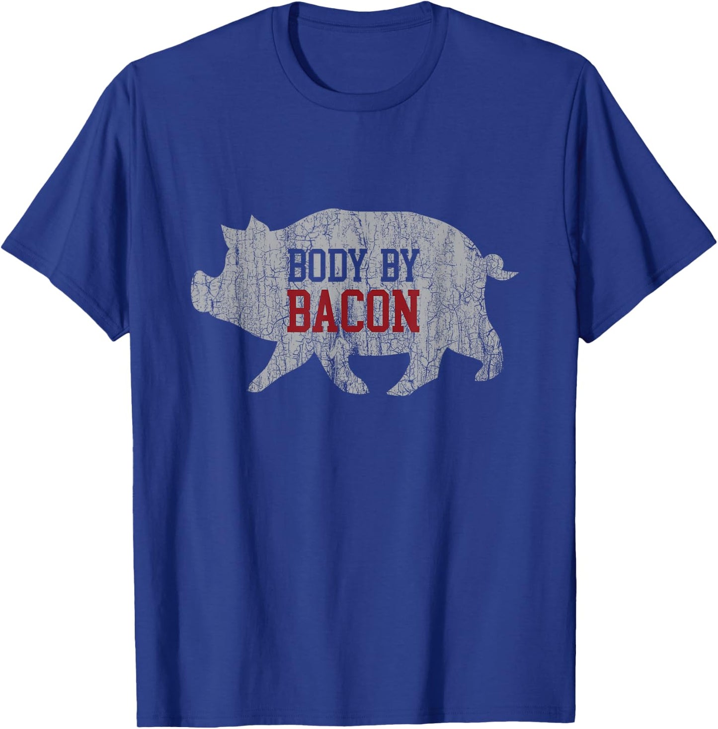 LCHF Lazy Keto Body by Bacon Keto Low Carb High Fat - Adults - Black - Small - Short Sleeve - Classic Fit T-Shirt - T-Shirt | Royal
