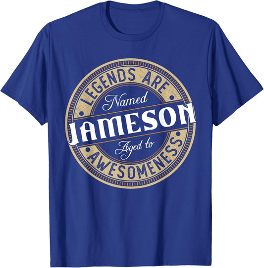 Jameson | Legends are Named | Jameson T-Shirt - T-Shirt | Royal