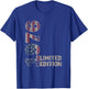 49th Birthday Gift men Vintage born 1976 turning 49 Year Old T-Shirt - T-Shirt | Royal