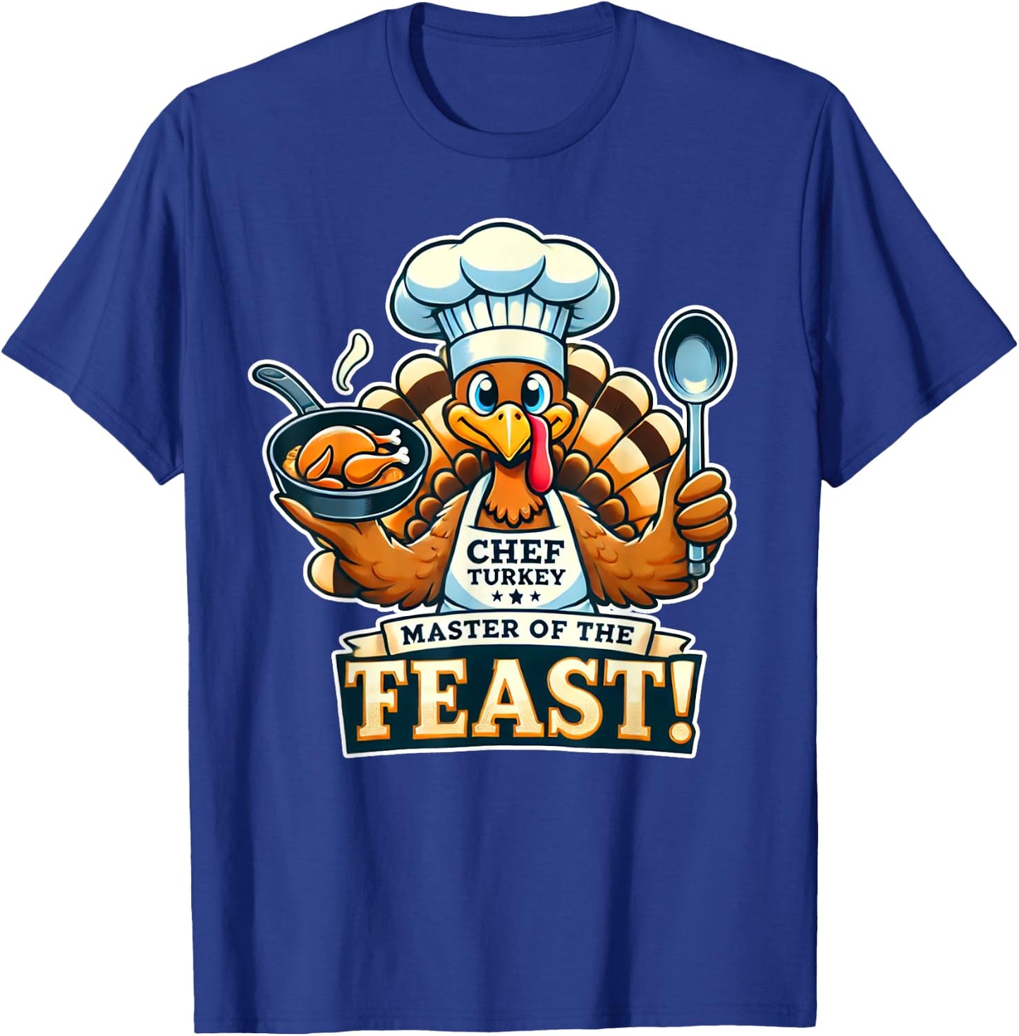 Mom Mother Chef Thanksgiving T-Shirt - T-Shirt | Royal