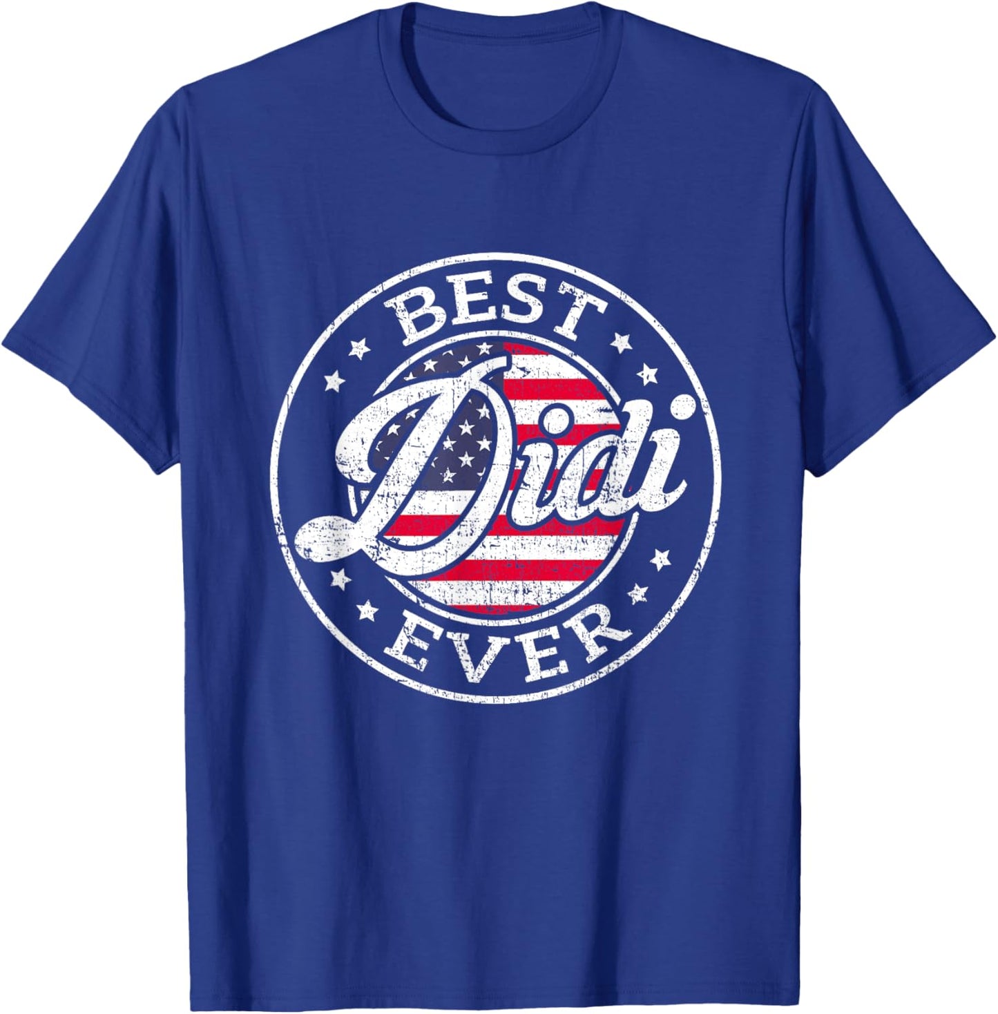 Best Didi Ever USA Flag Mothers Day Family T-Shirt - T-Shirt | Royal