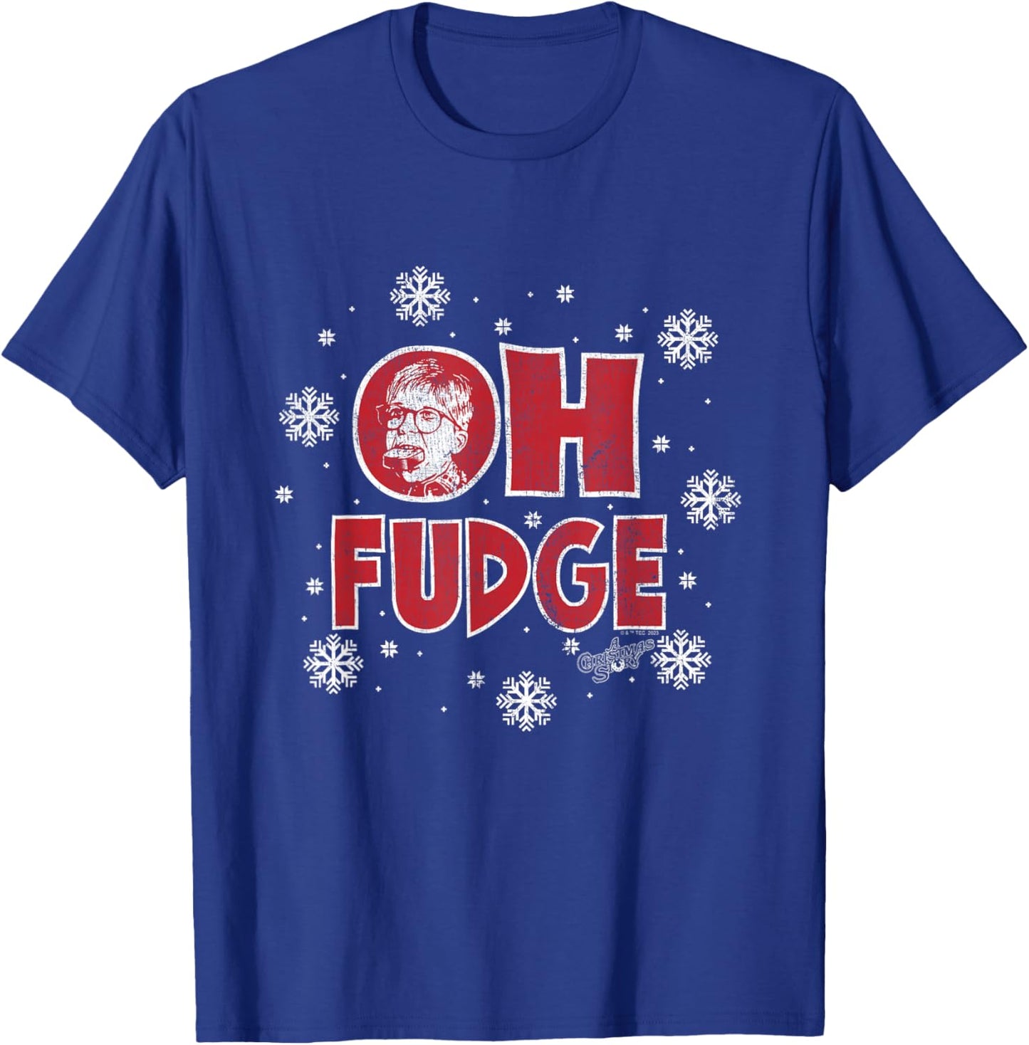 A Christmas Story - Oh Fudge Snowflakes T-Shirt - T-Shirt | Royal