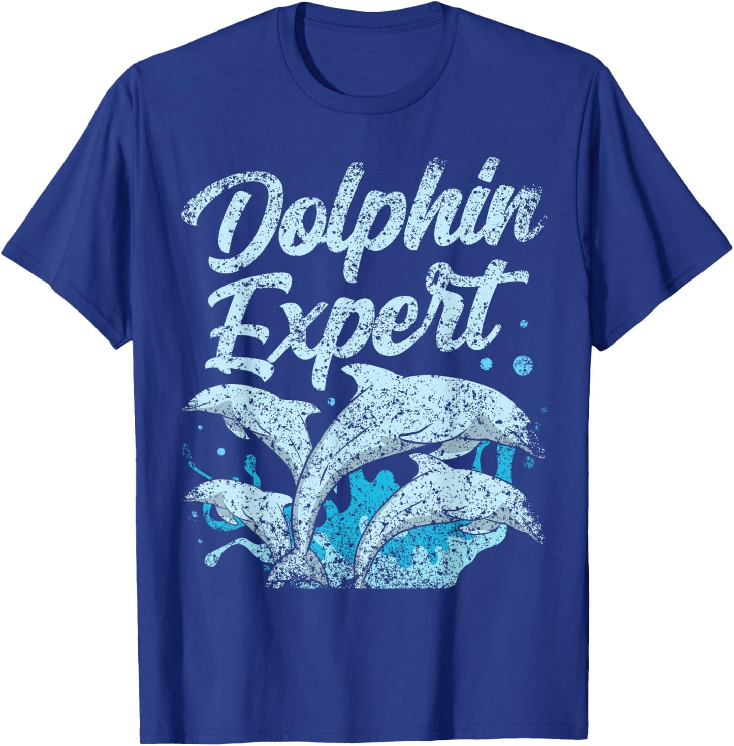 Dolphin Expert Cute Dolphins Lover Girls T-Shirt - T-Shirt | Royal