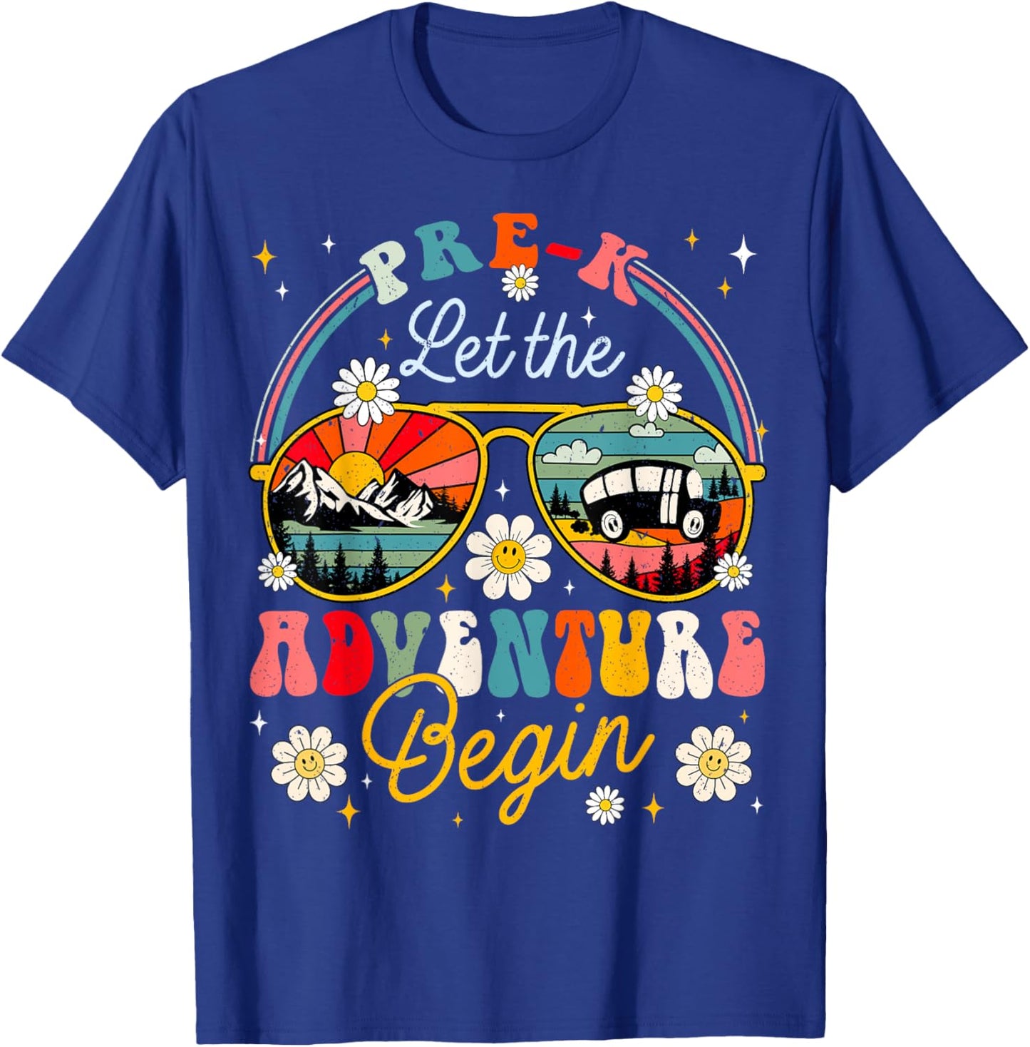 First Day Of Pre K Let The Adventure Begin Pre K Teacher Women T-Shirt - T-Shirt | Royal