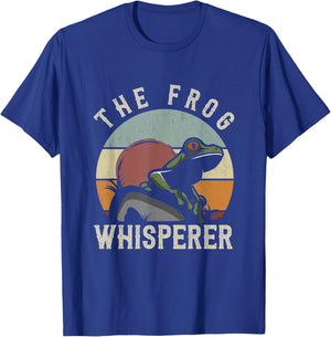 The Frog Whisperer Frog T-Shirt - T-Shirt | Royal