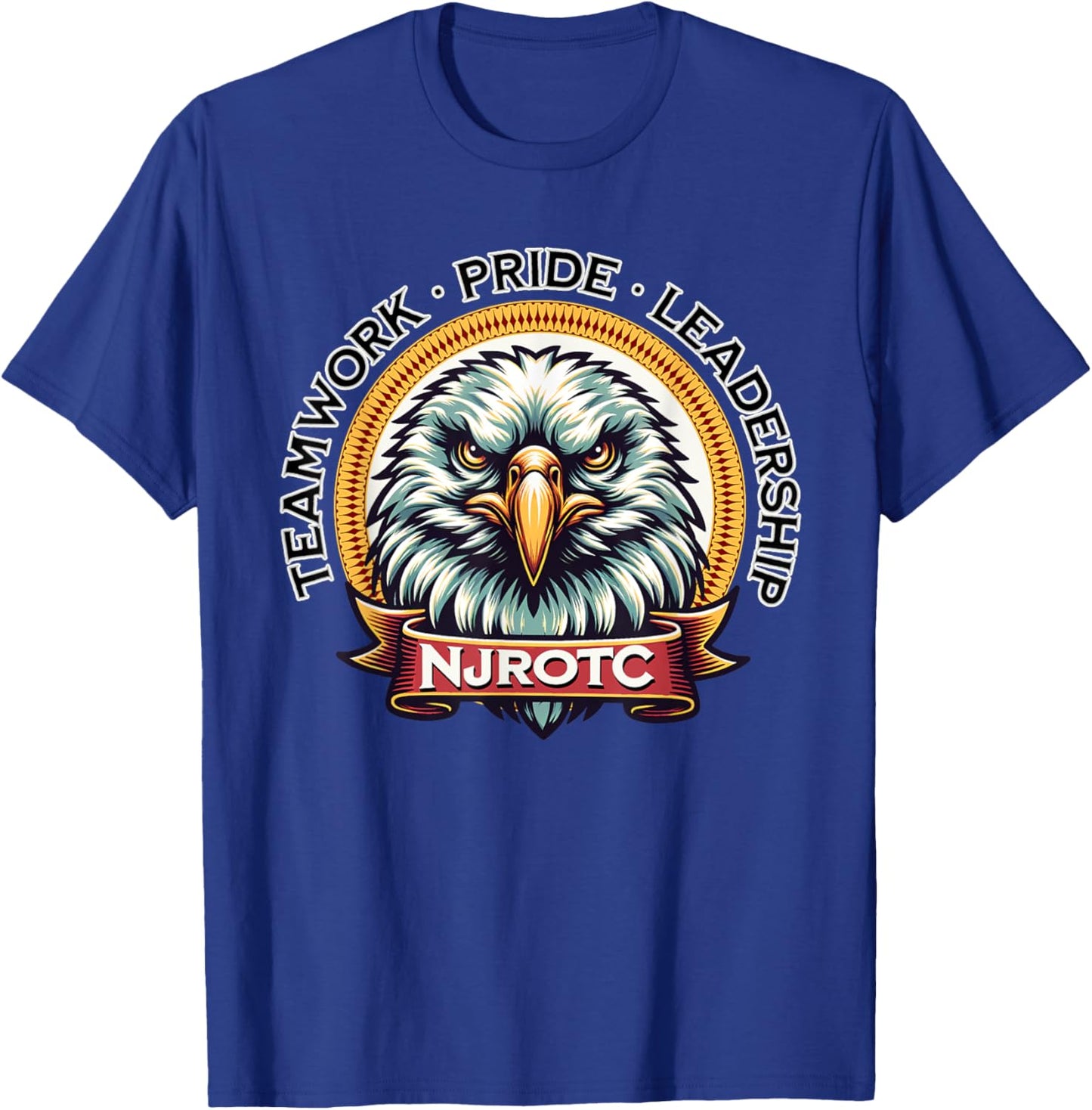 Proud NJROTC Cadet Military Naval Junior ROTC Student NJROTC T-Shirt - T-Shirt | Royal