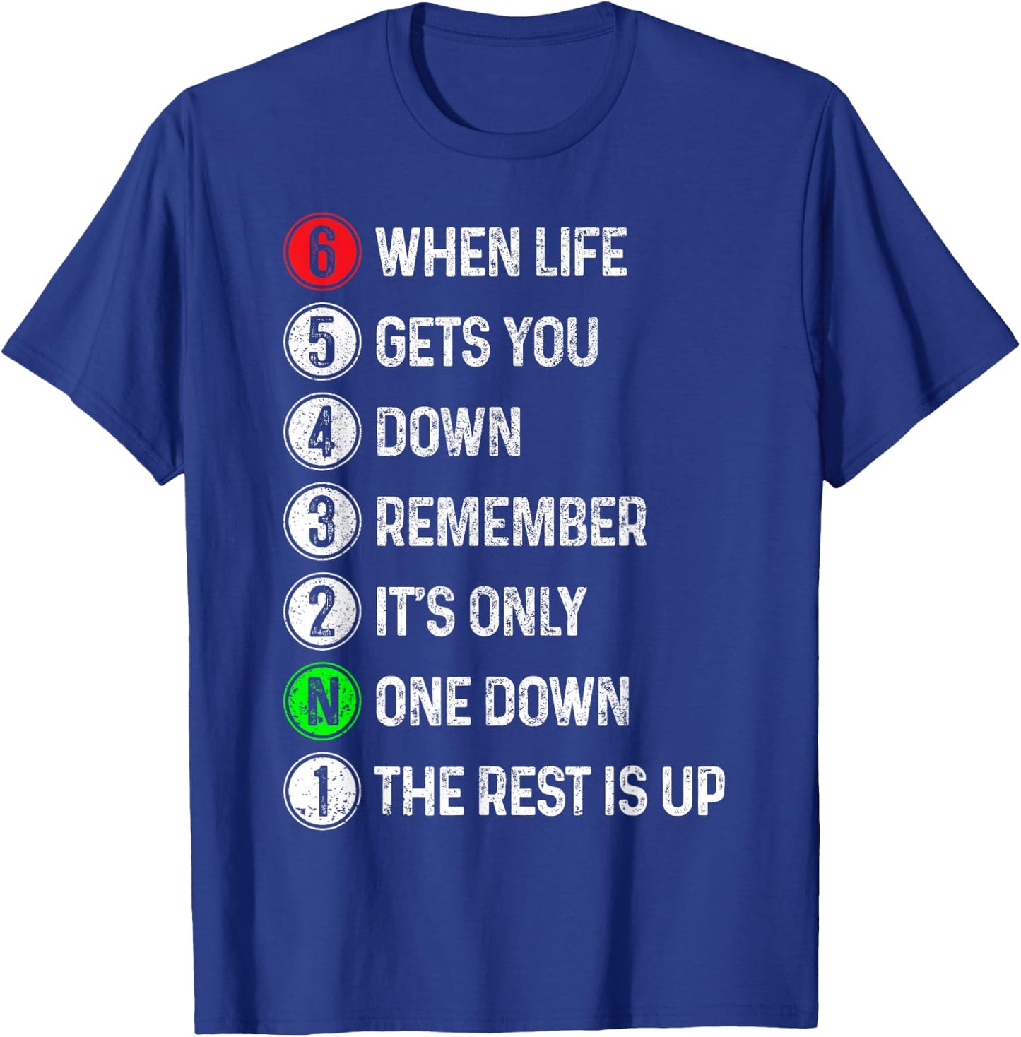 Motorcycle gears biker motocross motorcyclist gift T-Shirt - T-Shirt | Royal
