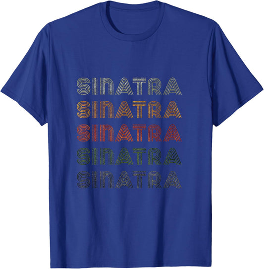 Love Heart Sinatra Grunge Vintage Style Black Sinatra T-Shirt - T-Shirt | Royal