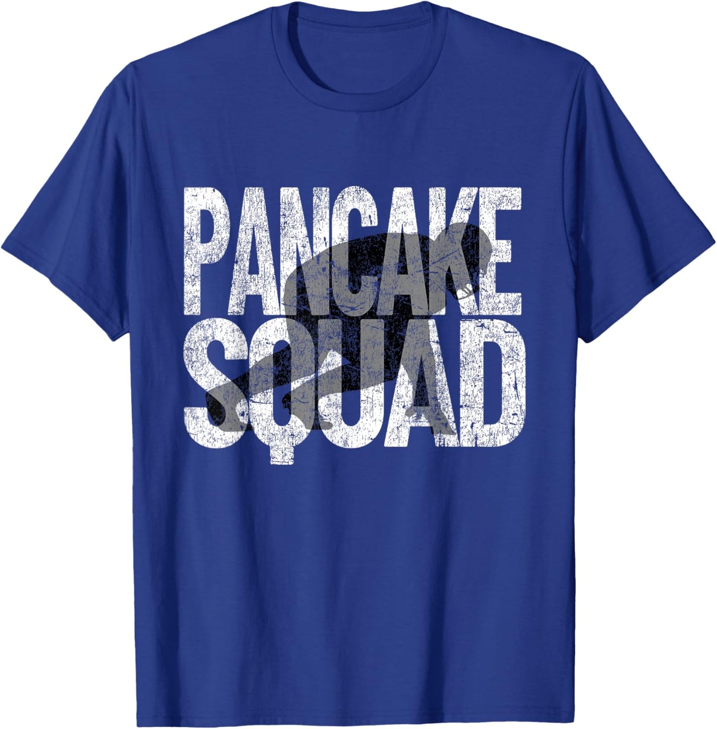 Football Lineman Pancake Squad Football Player Graphic T-Shirt - T-Shirt | Royal
