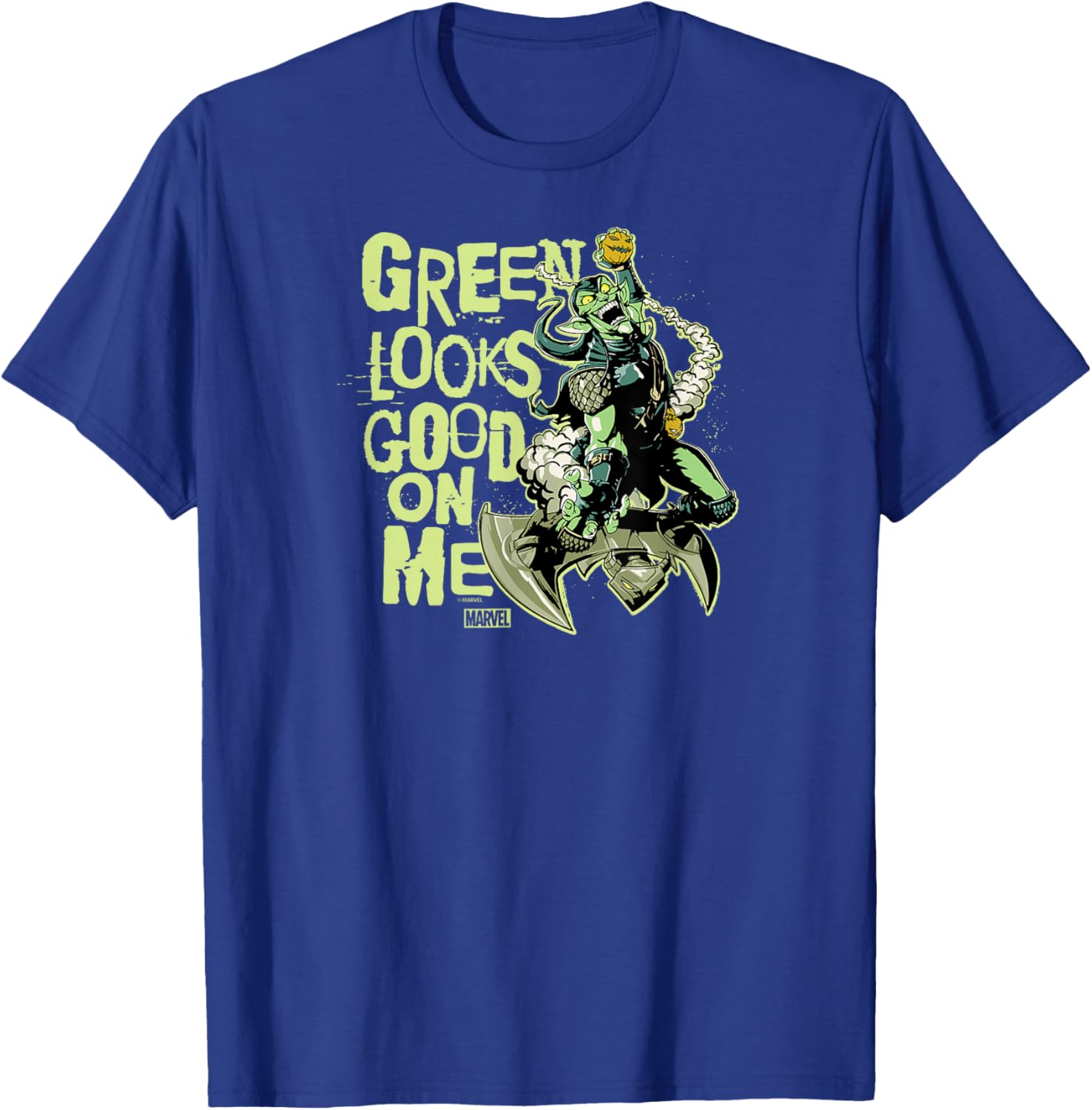 Green Goblin - Green Looks Good On Me St. Patrick's Day T-Shirt - T-Shirt | Royal