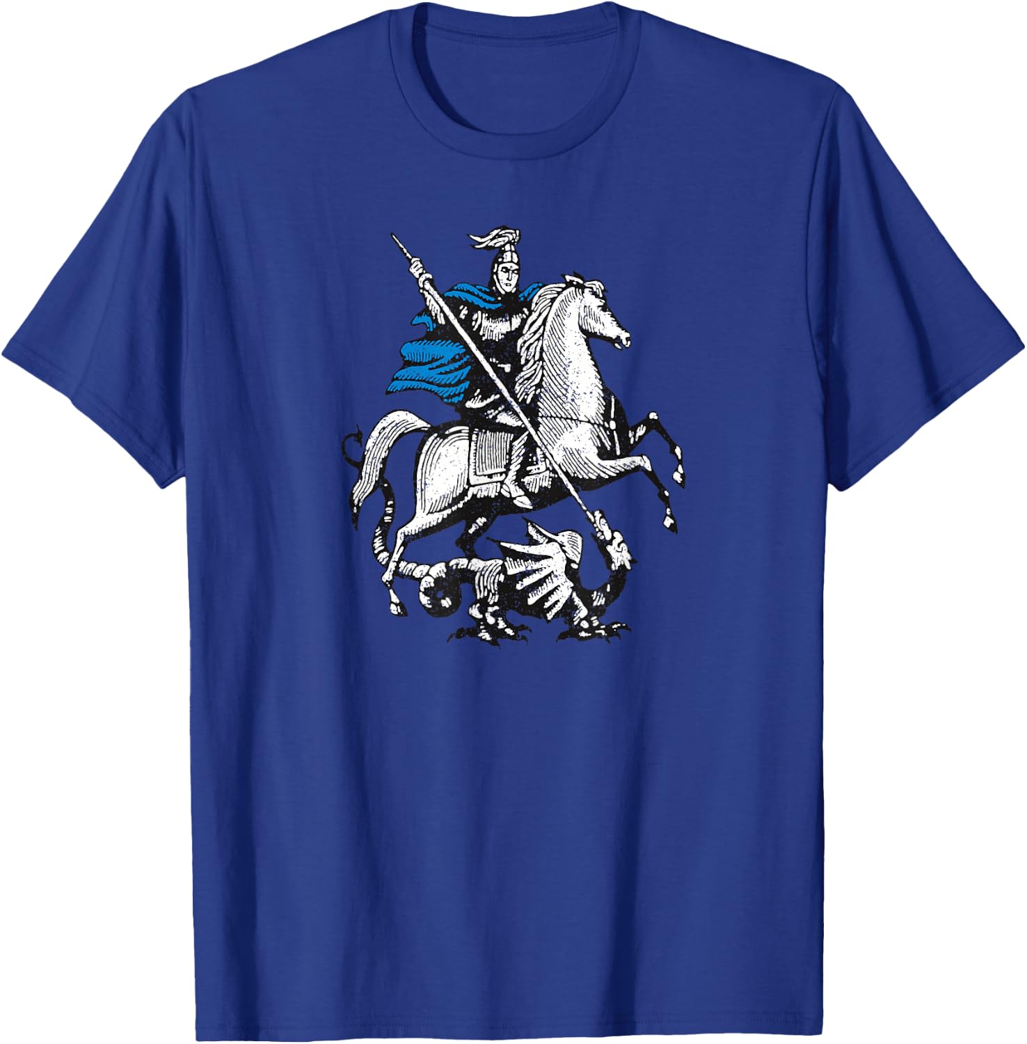 Moscow Russia City Flag Muscovite Arms Banner T-Shirt - T-Shirt | Royal