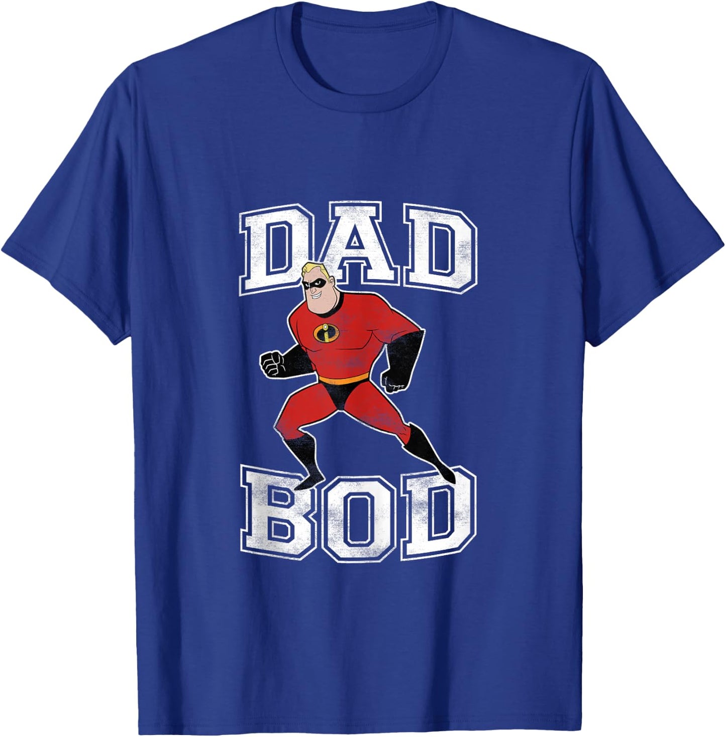 Disney Pixar Incredibles Mr. Incredible Dad Bod Portrait T-Shirt - T-Shirt | Royal