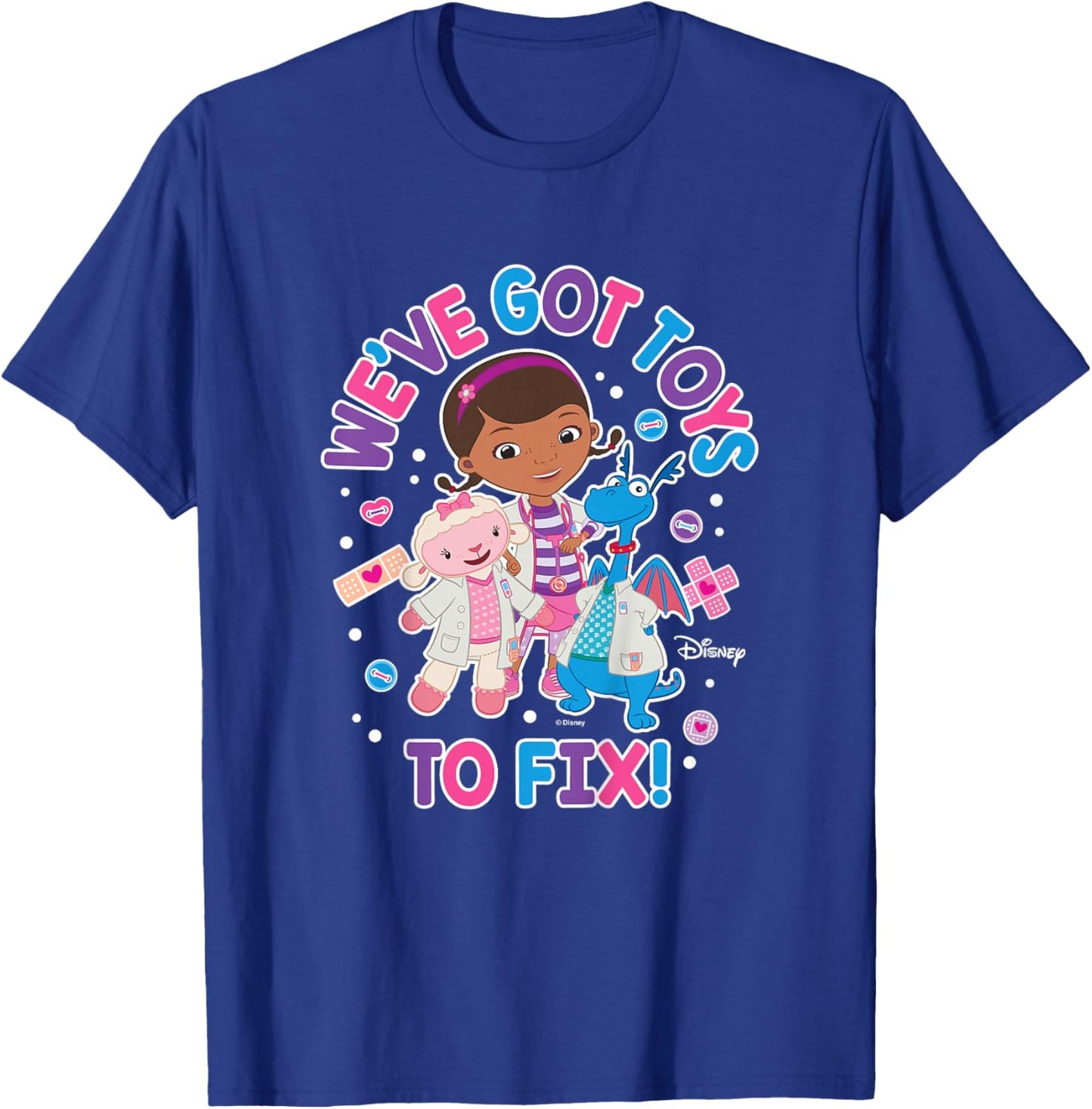 Kids Doc McStuffins -We've Got Toys To Fix T-Shirt - T-Shirt | Royal
