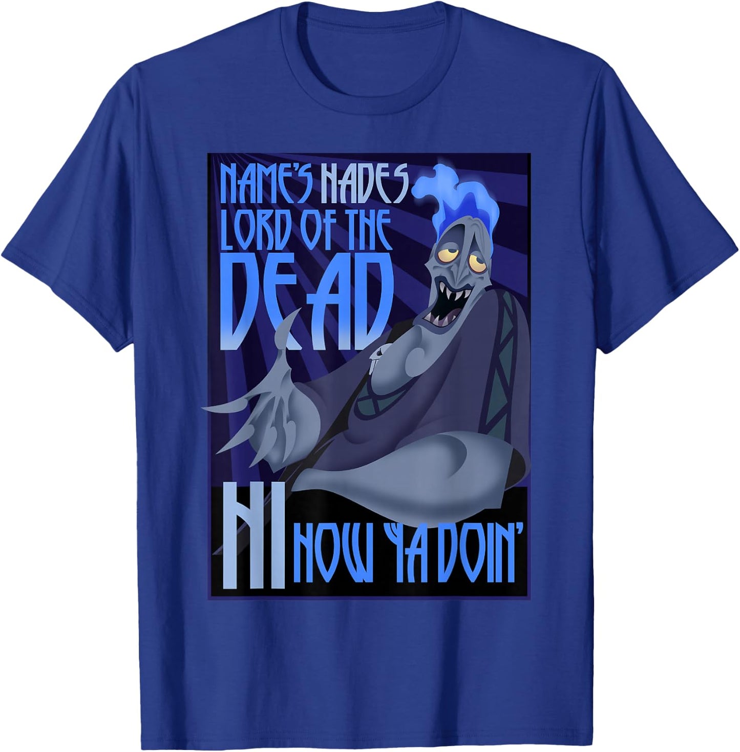 Disney Hercules The Name's Hades Quote Graphic Small T-Shirt - T-Shirt | Royal