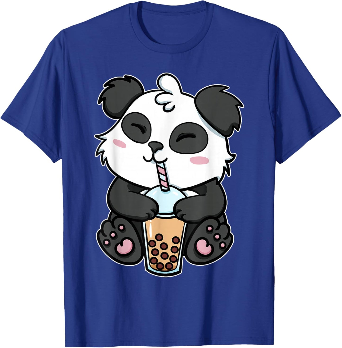 Boba Tapioca Pearls Bubble Milk Tea Drink Panda Lover T-Shirt - T-Shirt | Royal