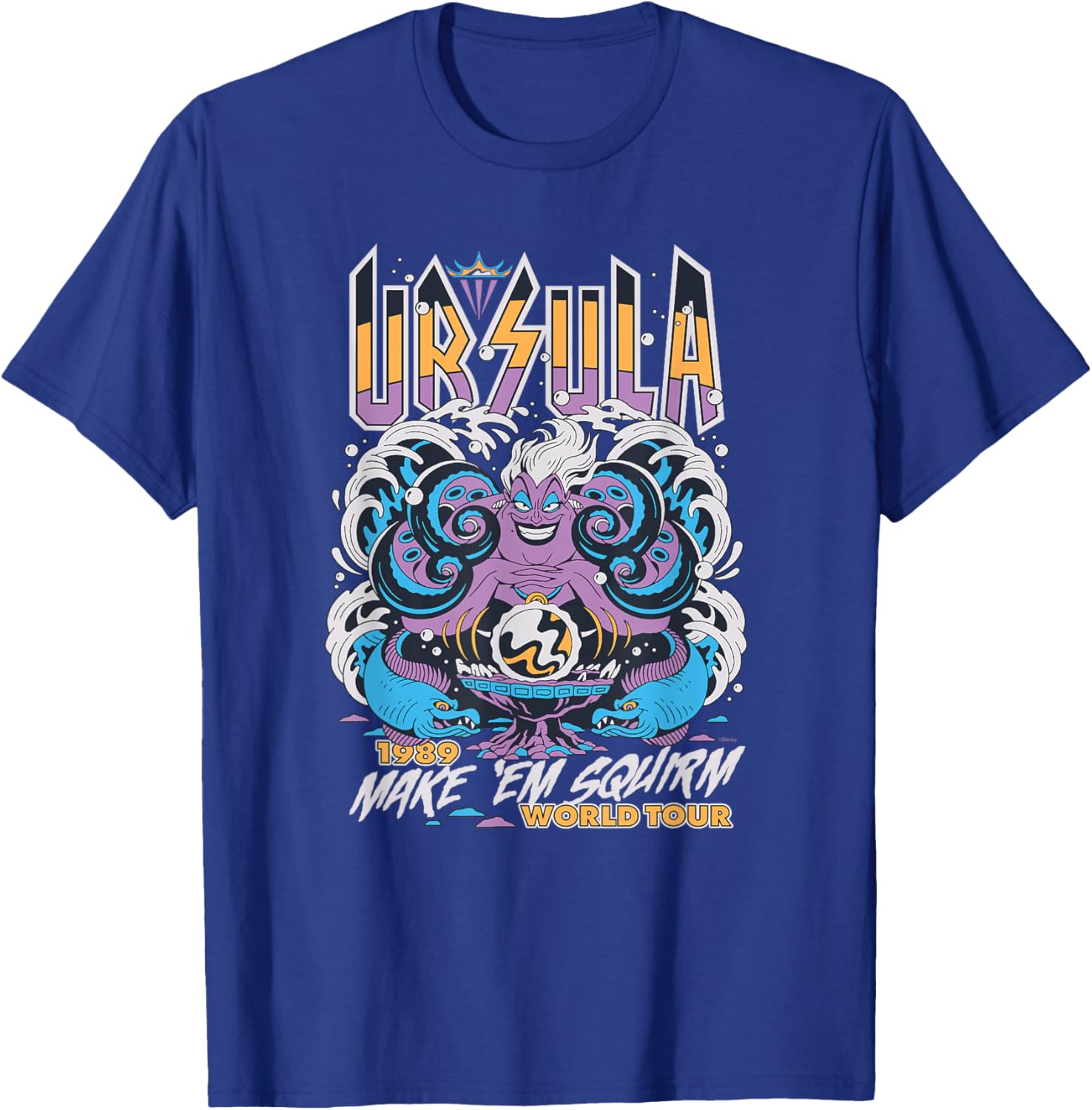 Disney Villains The Little Mermaid Ursula World Tour Band T-Shirt - T-Shirt | Royal