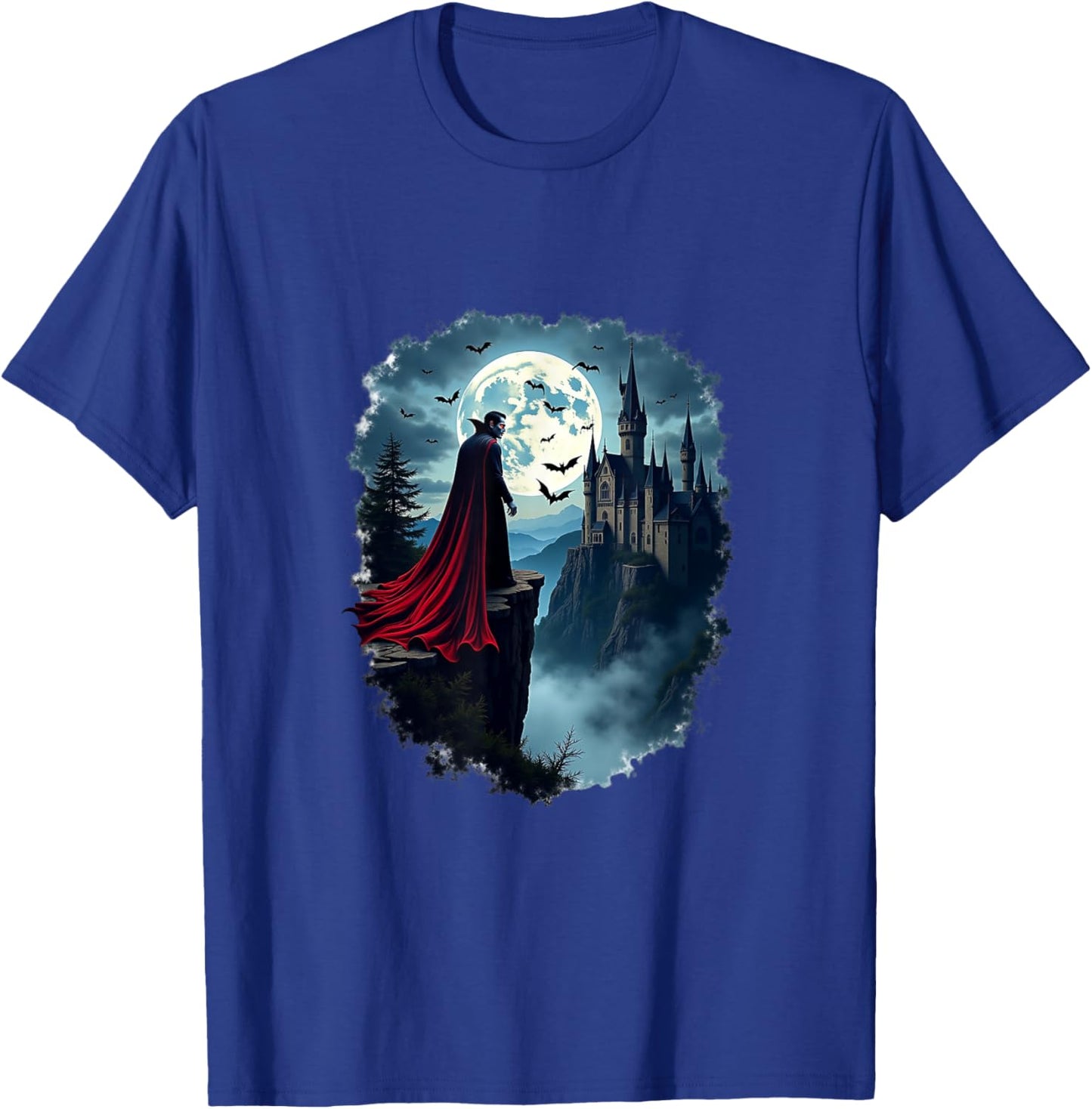 Gothic Tribute to Bram Stoker Dracula , Black, S T-Shirt - T-Shirt | Royal