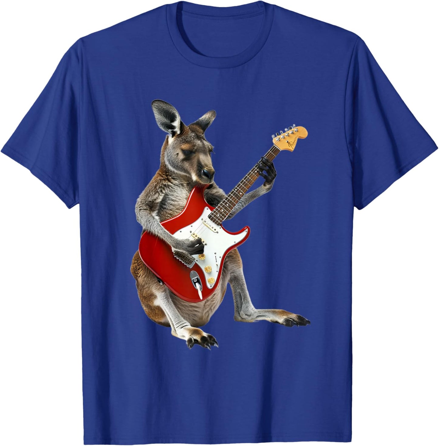 Kangaroo Guitar T-Shirt - T-Shirt | Royal
