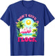 I dont give a flock retro summer vibes funny flamingo beach Men Women T-Shirt - T-Shirt | Royal