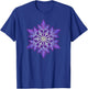 WINTER Snowflake-Purple T-Shirt - T-Shirt | Royal