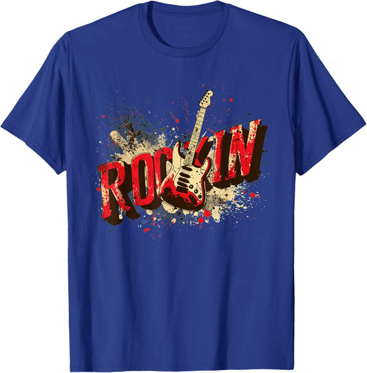 Rock'n Roll Gitarren-Outfit T-Shirt - T-Shirt | Royal