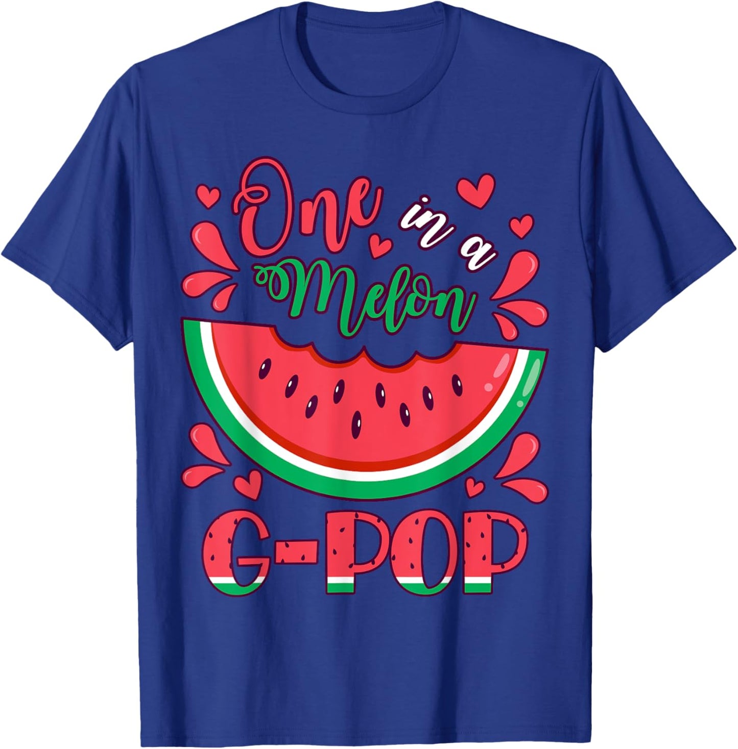 One in a Melon G-Pop Birthday Party Matching Family Group T-Shirt - T-Shirt | Royal