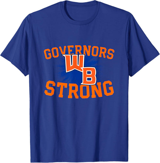 William Blount Governors Logo Strong Flag HS T-Shirt - T-Shirt | Royal