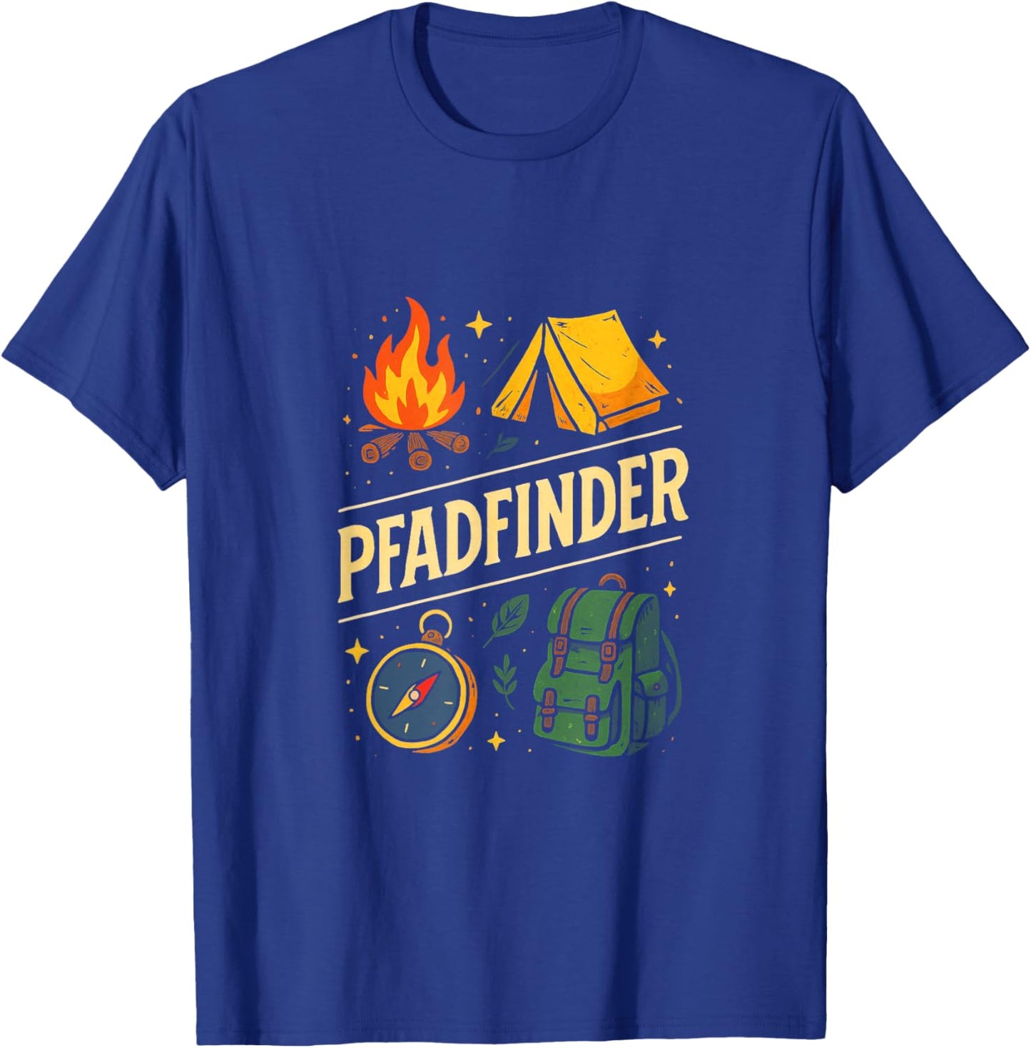 Pfadfinder - Pfadfinder Scout Camping Outdoor T-Shirt - T-Shirt | Royal