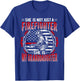 My Granddaughter Is Firefighter Proud Fire Grandparent Gifts T-Shirt - T-Shirt | Royal