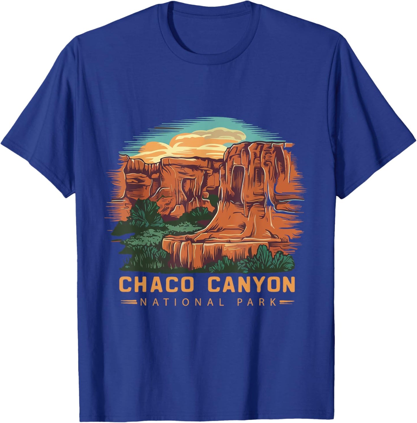 Chaco Canyon National Park T-Shirt - T-Shirt | Royal
