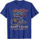 Hot Rod Rusty Car, Loud Pipes Save Lives, Patriotic Rat Rod Men T-Shirt - T-Shirt | Royal