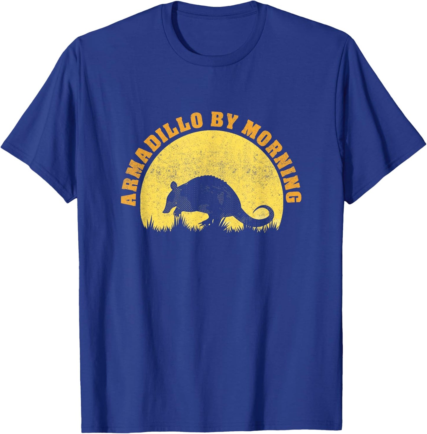Armadillo By Morning | Funny Armadillo Lovers Pun Texas Gift T-Shirt - T-Shirt | Royal