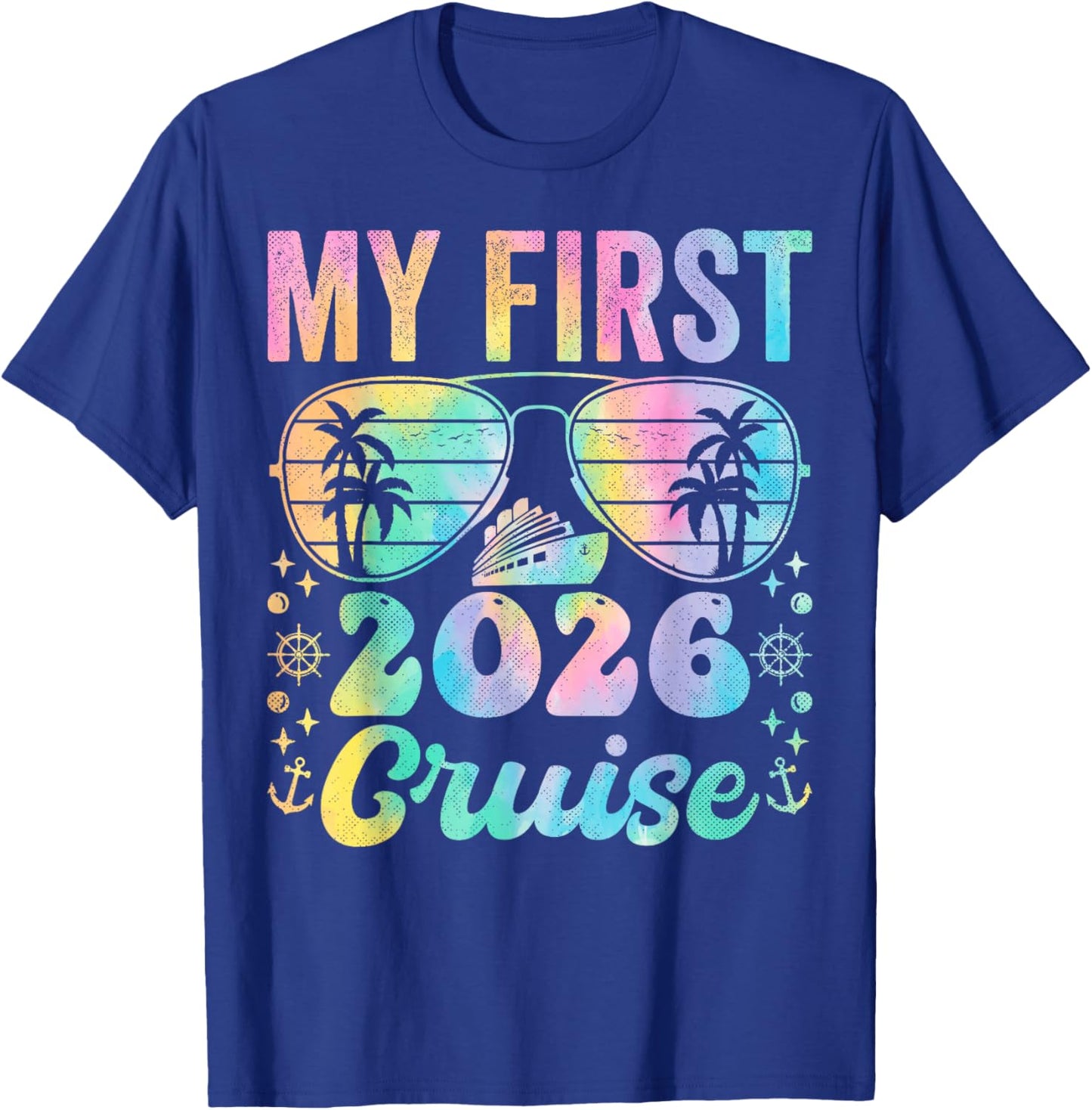 My First Cruise 2026 Vacation Matching Family Cruise Ship T-Shirt - T-Shirt | Royal