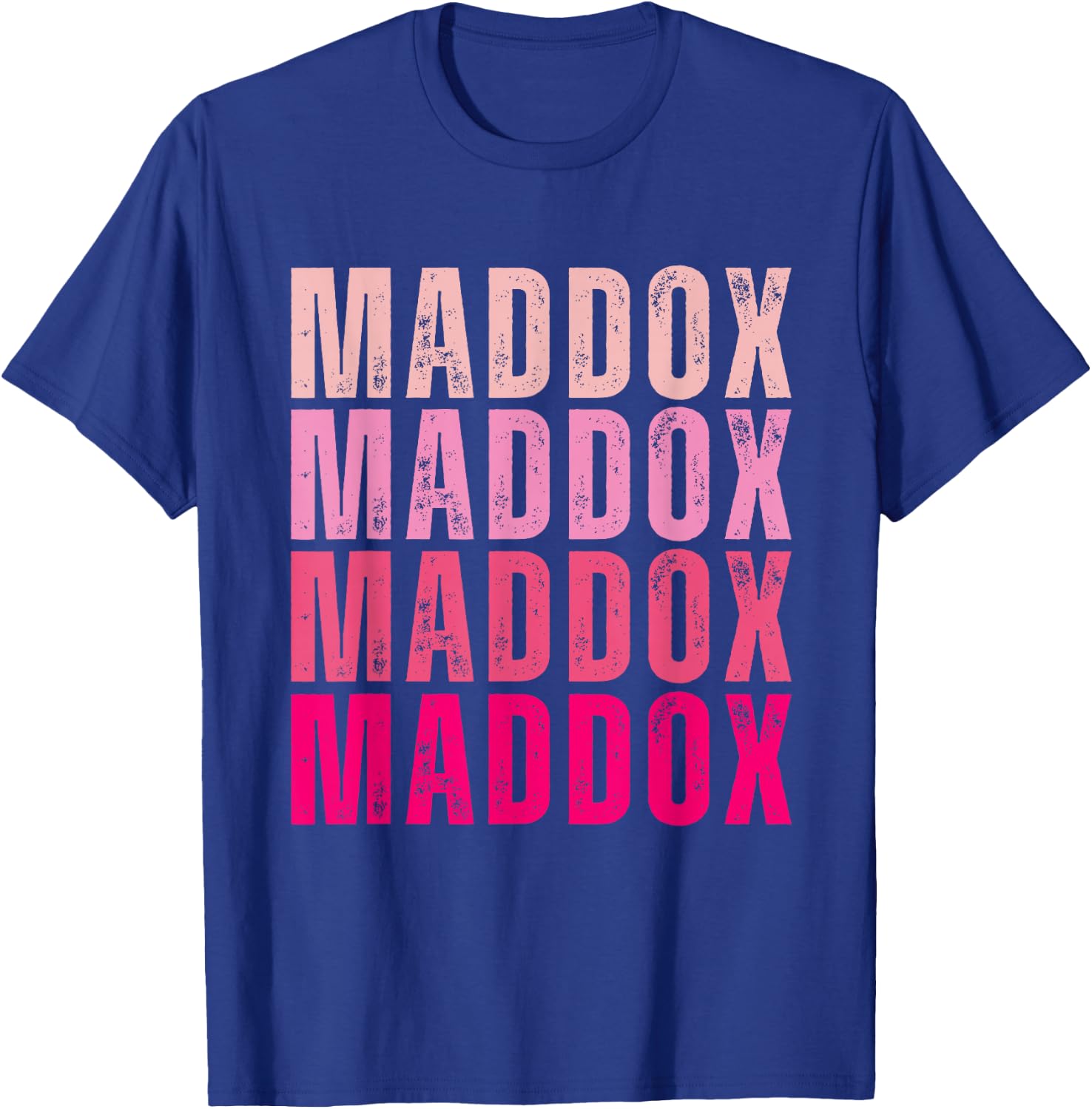 Personalized Name Maddox I Love Maddox Vintage T-Shirt - T-Shirt | Royal