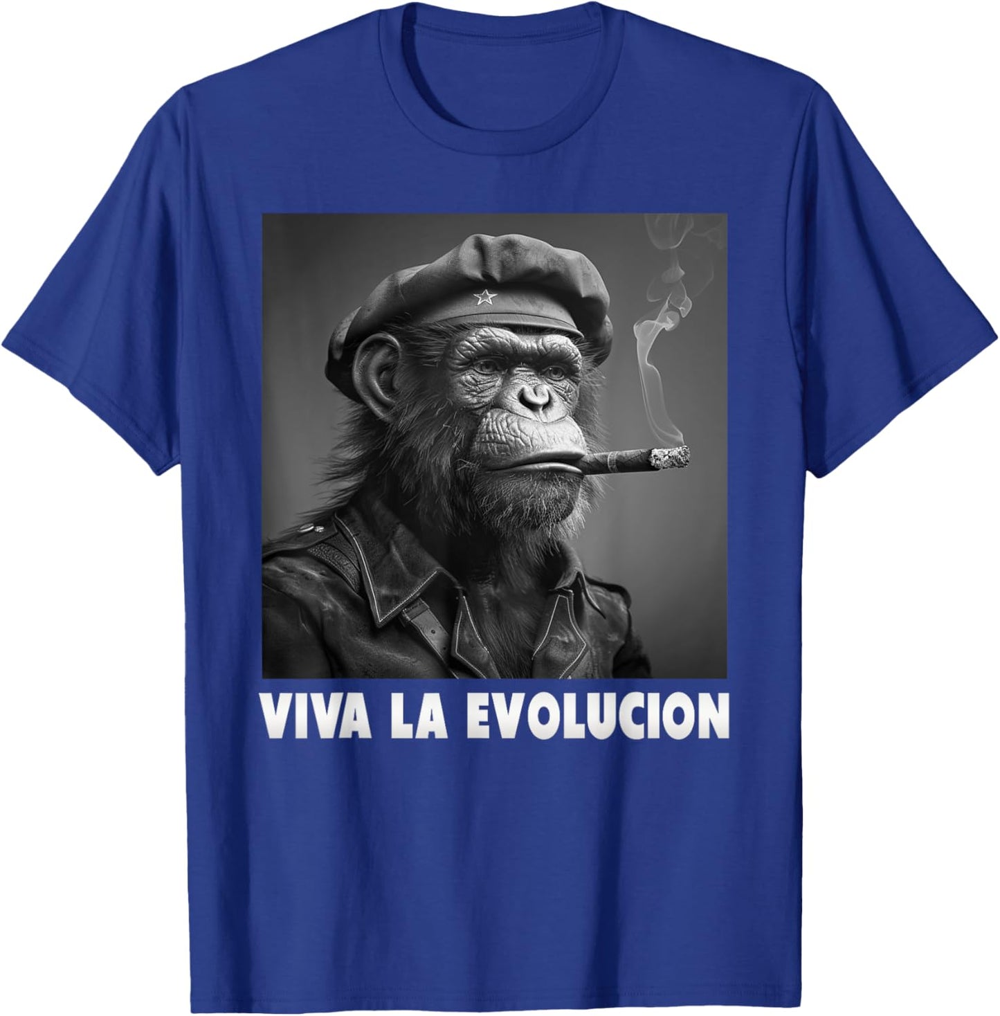 Viva La Evolucion, Révolution, Singe, Nerd T-Shirt - T-Shirt | Royal
