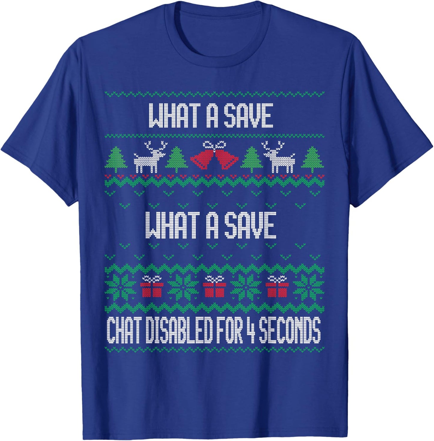 What A Save Chat Disabled Vintage Retro Rocket Soccer Game T-Shirt - T-Shirt | Royal