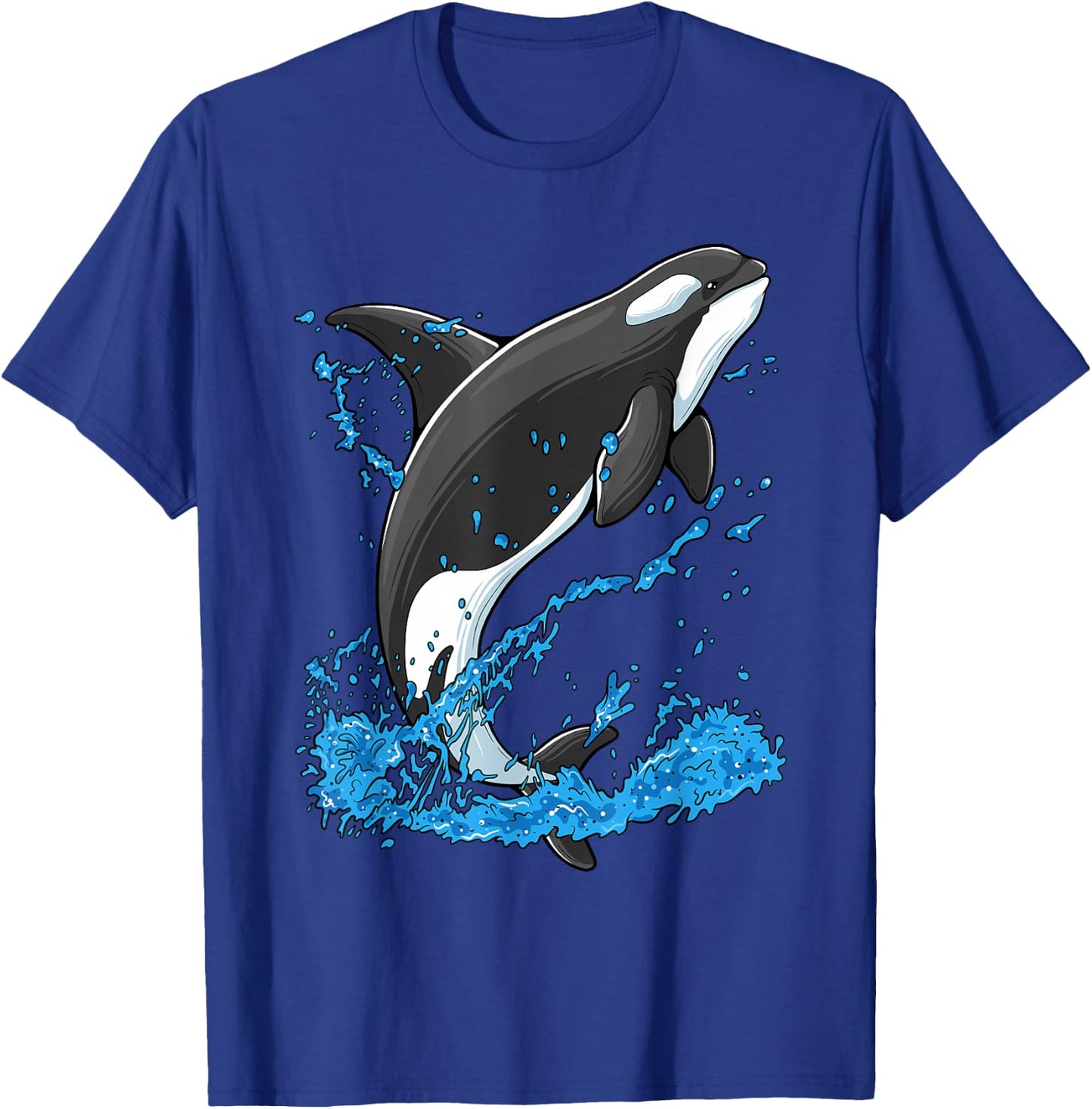 Orca Killer Whale Graphic Gift T-Shirt - T-Shirt | Royal