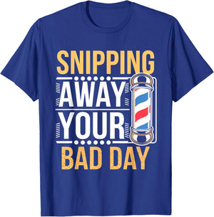 Funny Barber Hairdresser Hairstylist Quote T-Shirt - T-Shirt | Royal