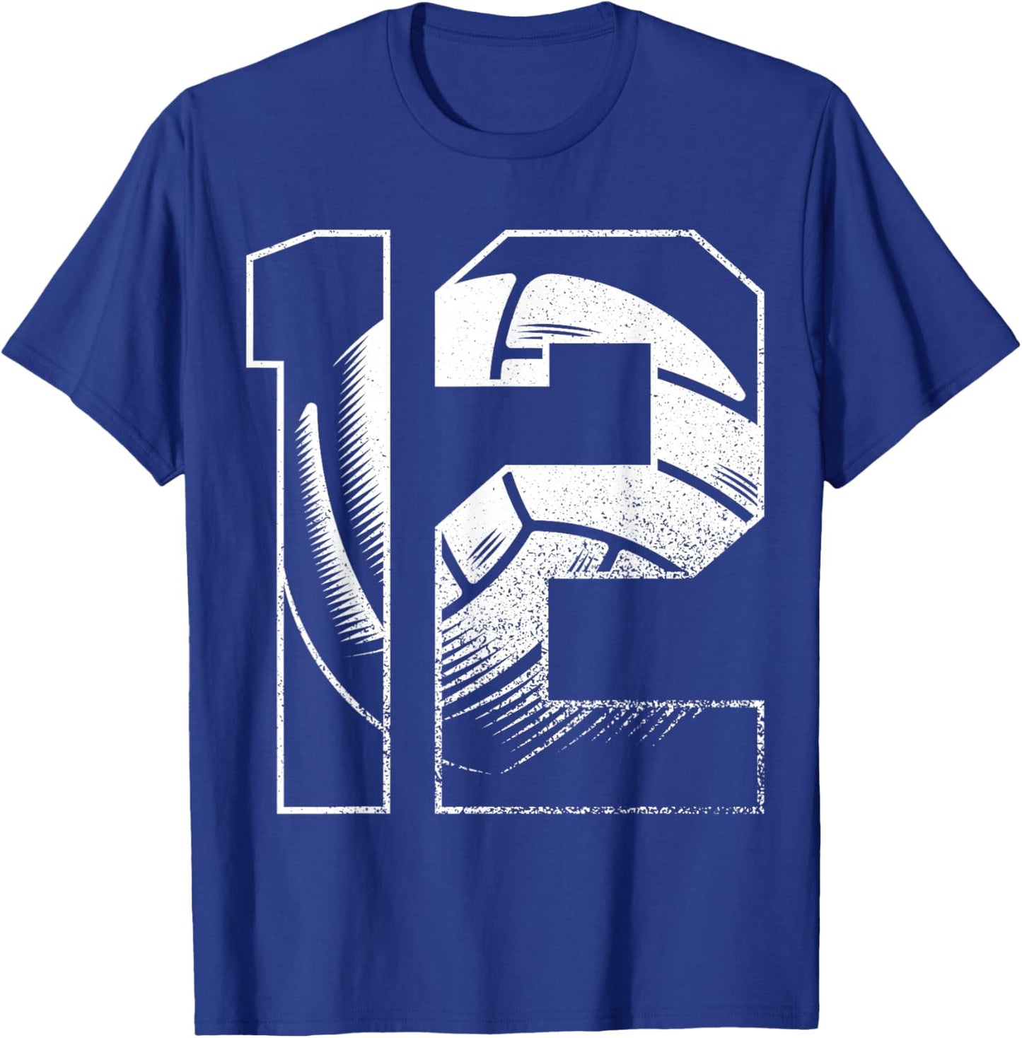 12th Birthday Boy Volleyball Player Volleyball 12 Years Old T-Shirt - T-Shirt | Royal