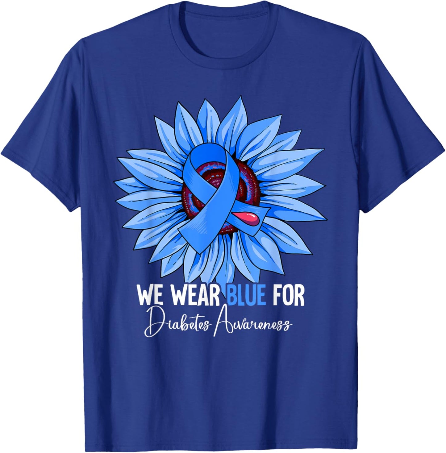 Diabetes Awareness T-Shirt - T-Shirt | Royal