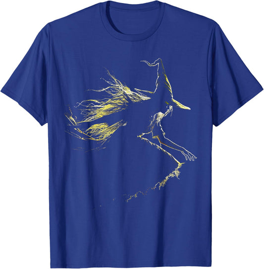 Witch Costume Halloween Spooky Art Witch T-Shirt - T-Shirt | Royal