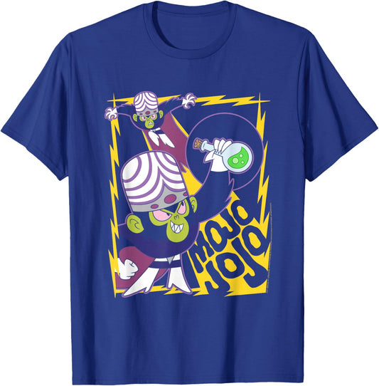 Powerpuff Girls Mojo Jojo Collage Cute Cartoon T-Shirt - T-Shirt | Royal