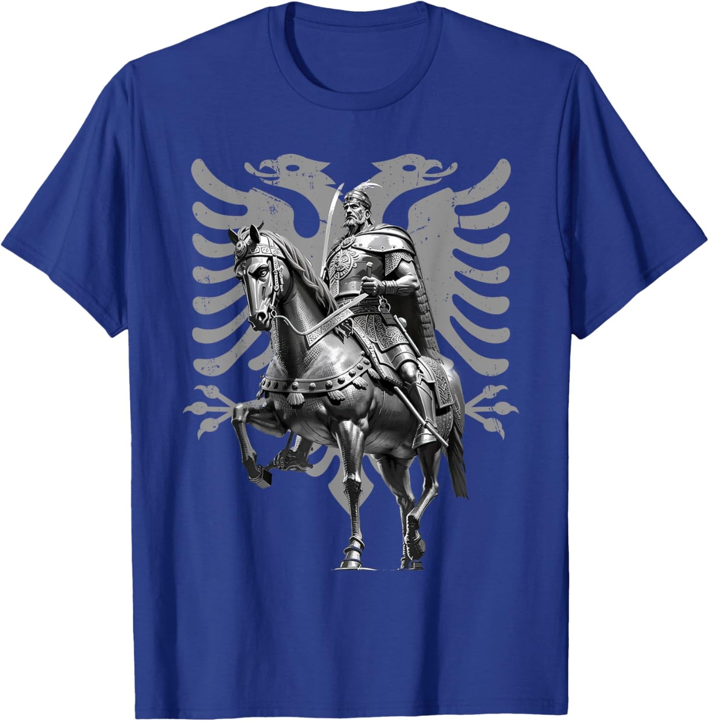 Albania Albanian Eagle Gift Kosovo Sknderbeu Skanderbeg Albania and Kosovo Flag T-Shirt - T-Shirt | Royal