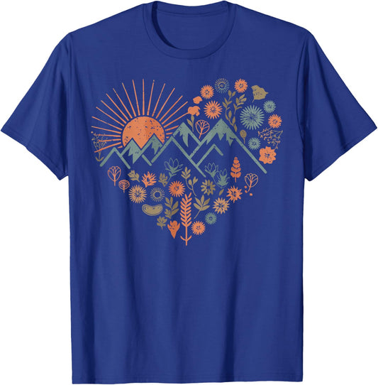 Nature Heart T-Shirt - T-Shirt | Royal